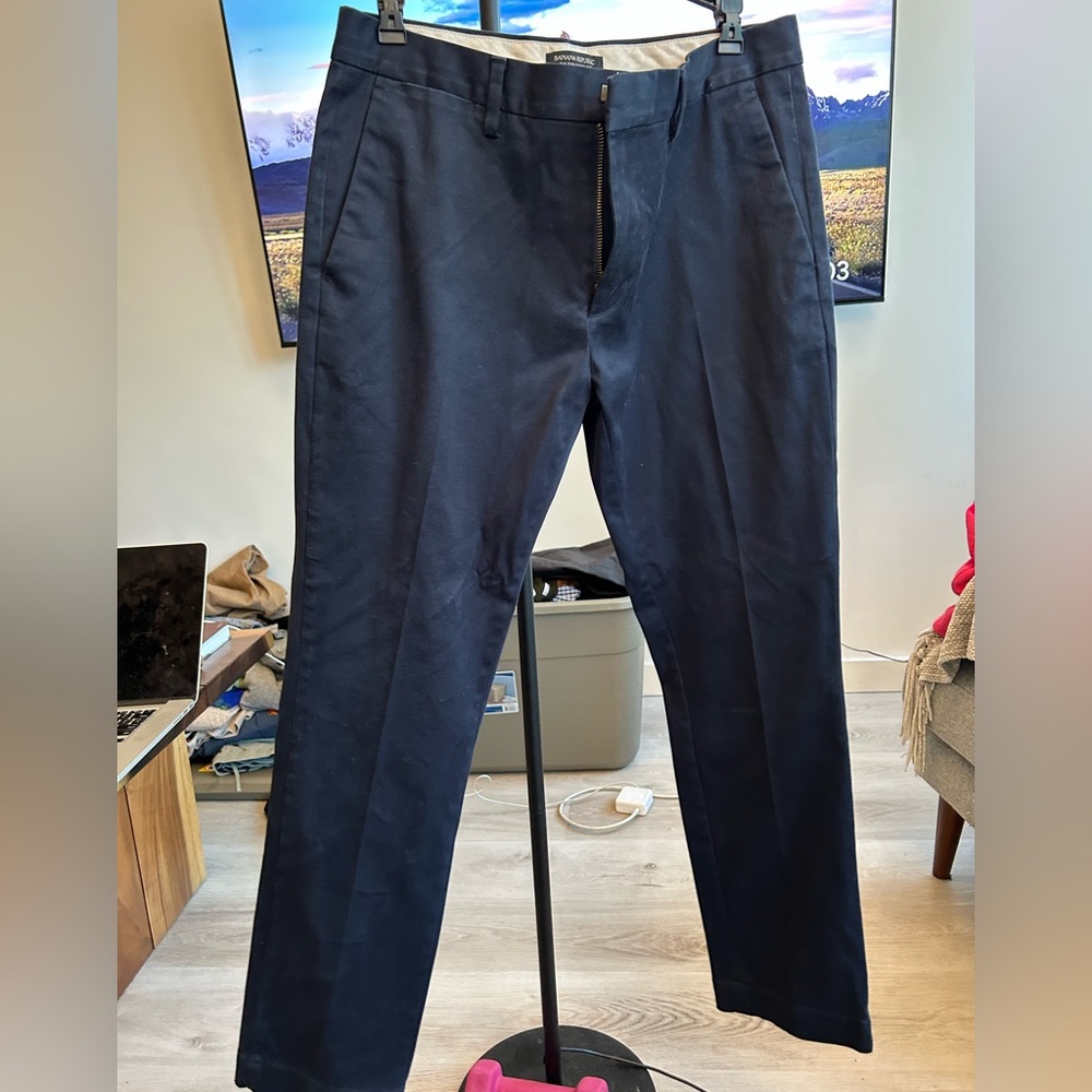 Banana Republic Men's Navy Dress Pants